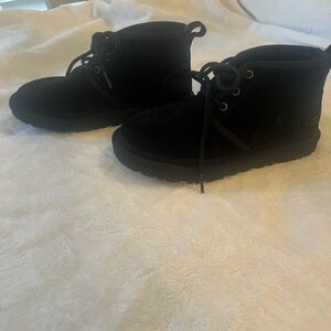 UGG Classic Black Suede Boots